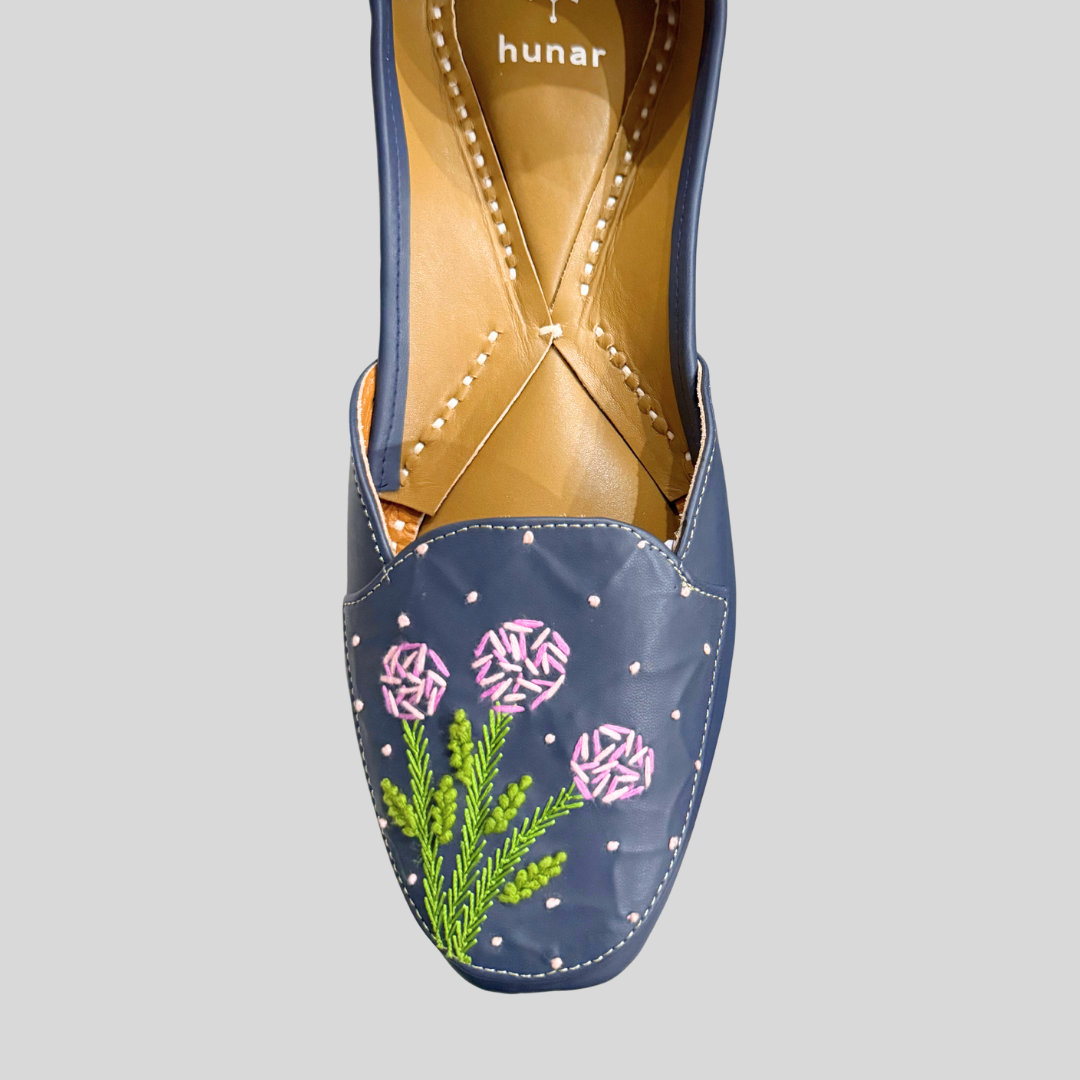 The Midnight Bloom Loafers