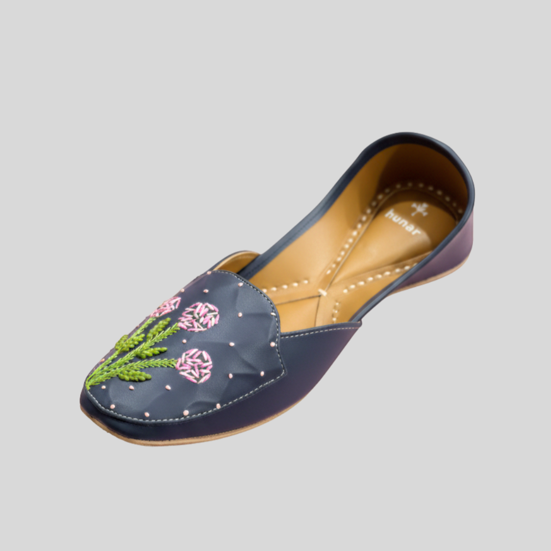 The Midnight Bloom Loafers